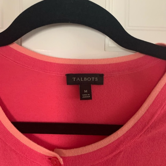 Talbots Pink Cardigan - Picture 2 of 3